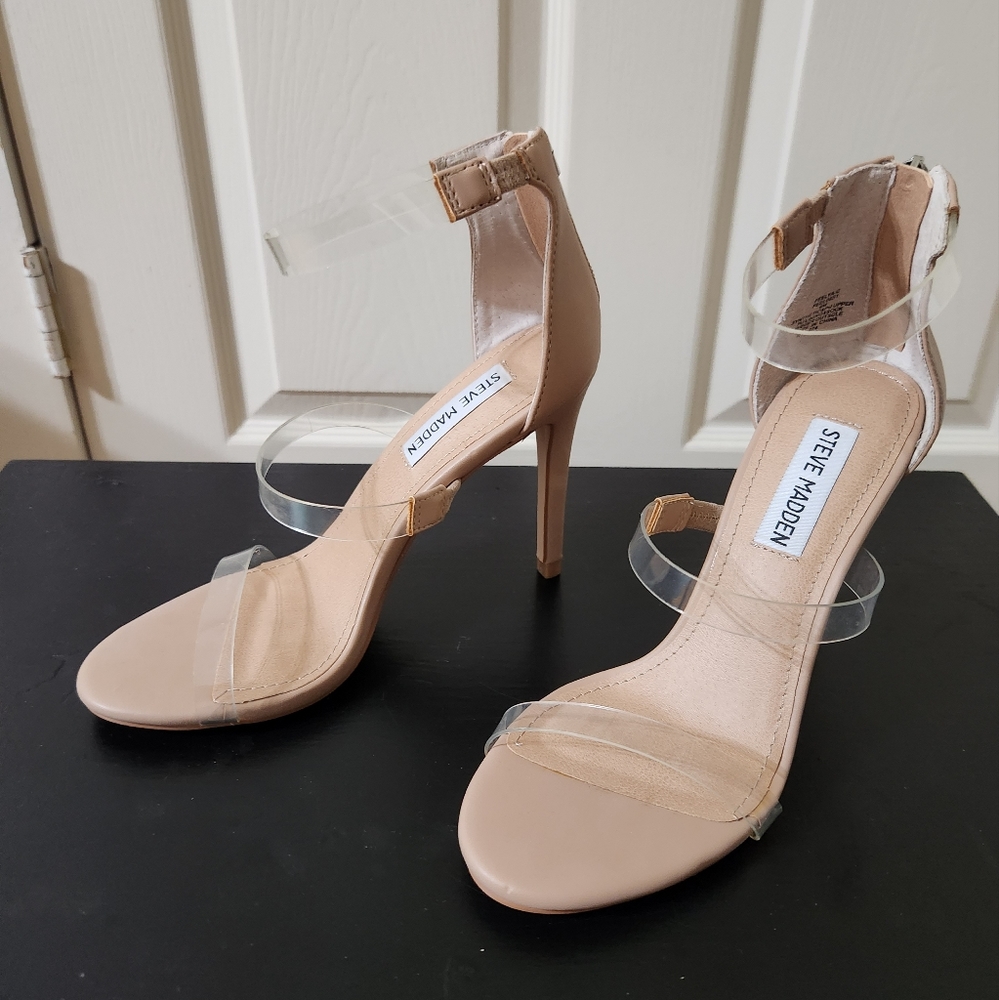 Clear heels